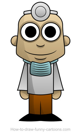 265x457 Dentist Drawing (Sketching + Vector)