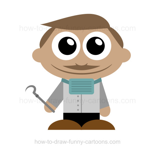 500x488 To Draw A Dentist