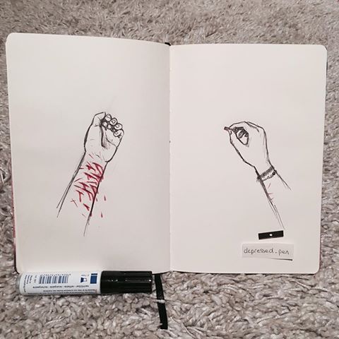 480x480 Depressed Pen) Instagram Photos And Videos