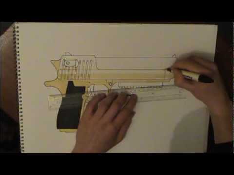 480x360 How To Draw (Gold) Desert Eagle