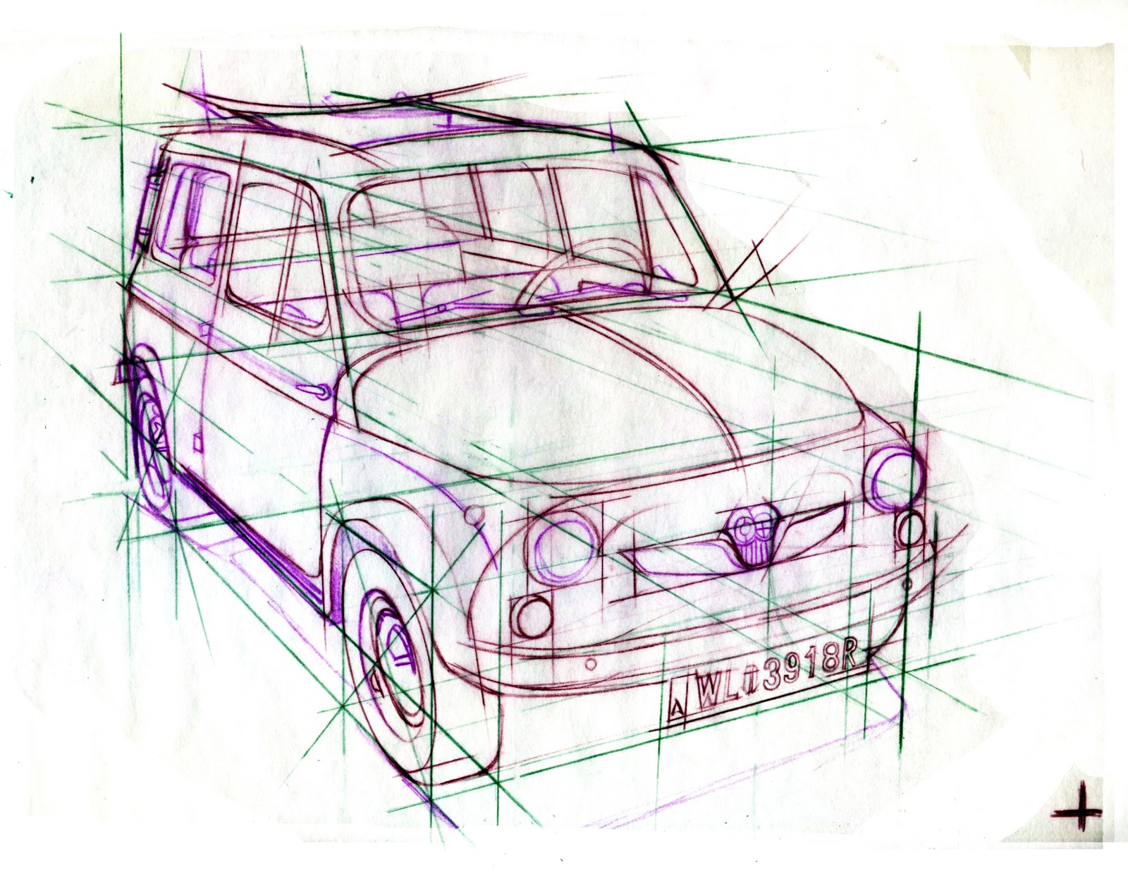 1600x1236 T R I P L E E Y E L I D S A R T Industrial Design Drawing