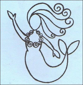 350x362 How To Draw A Mermaid Drawing Lesson Painting