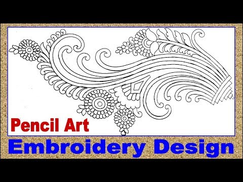 480x360 How To Draw Embroidery Design On Tracing Paper With 0.5mm Lead