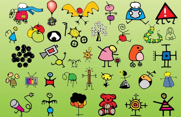 600x389 Kids Drawing Free Vector Download (90,371 Free Vector)