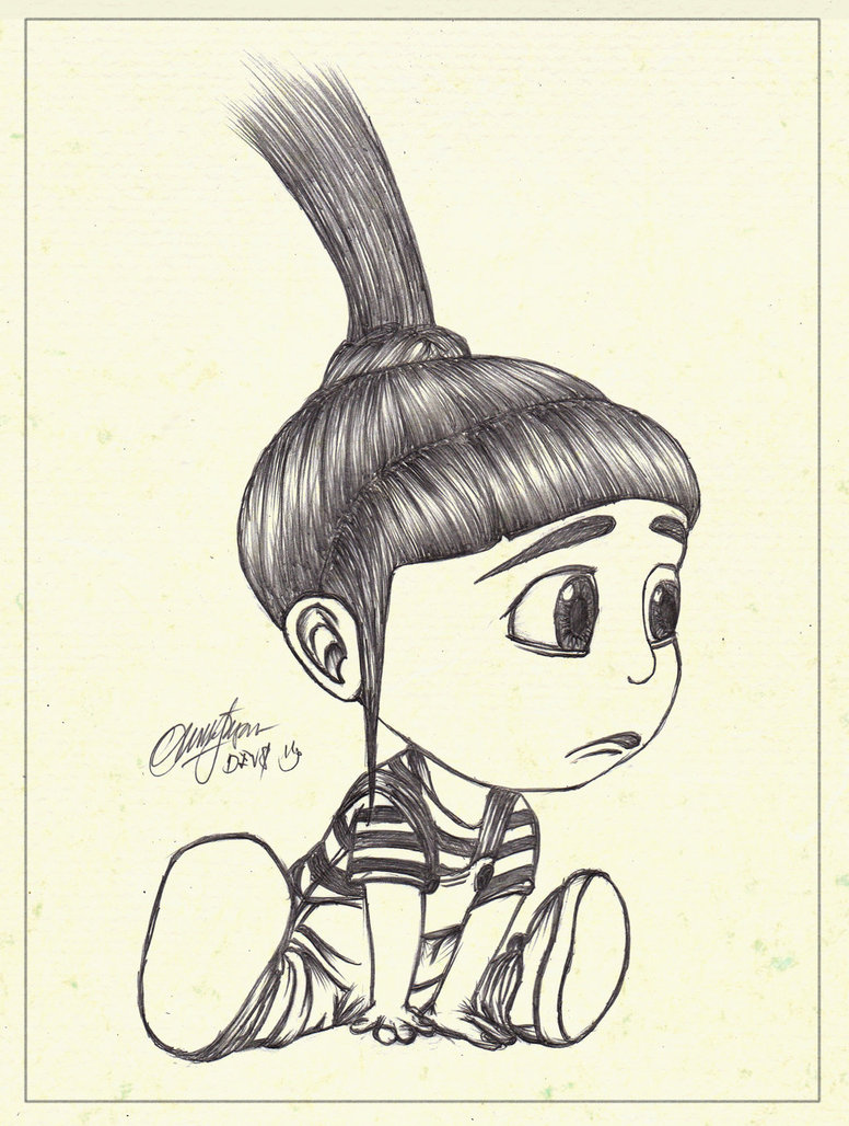 Despicable Me Agnes Drawing at GetDrawings | Free download