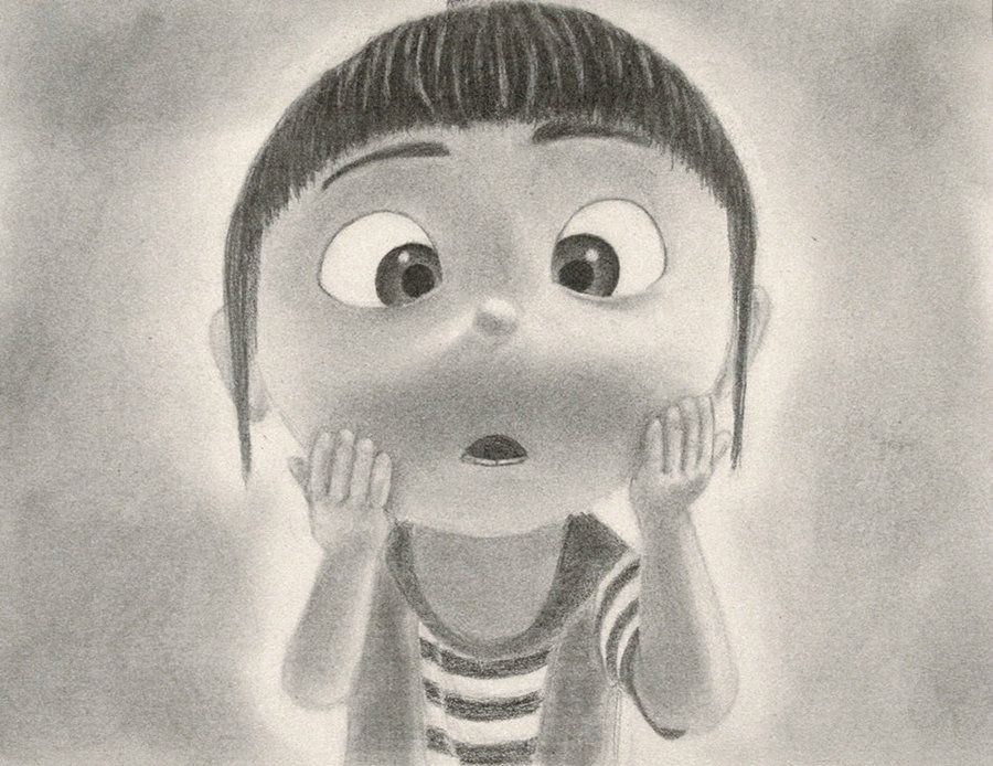 900x694 Draw Agnes From Despicable Me