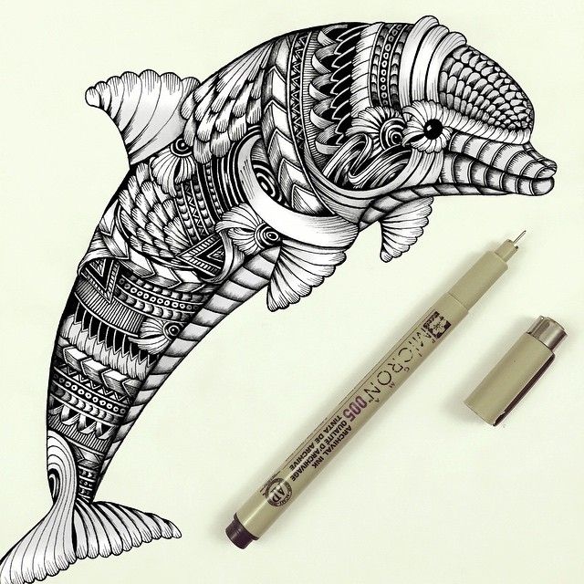 640x640 Detailed Drawings Representing Complex Animal Detailed Drawings