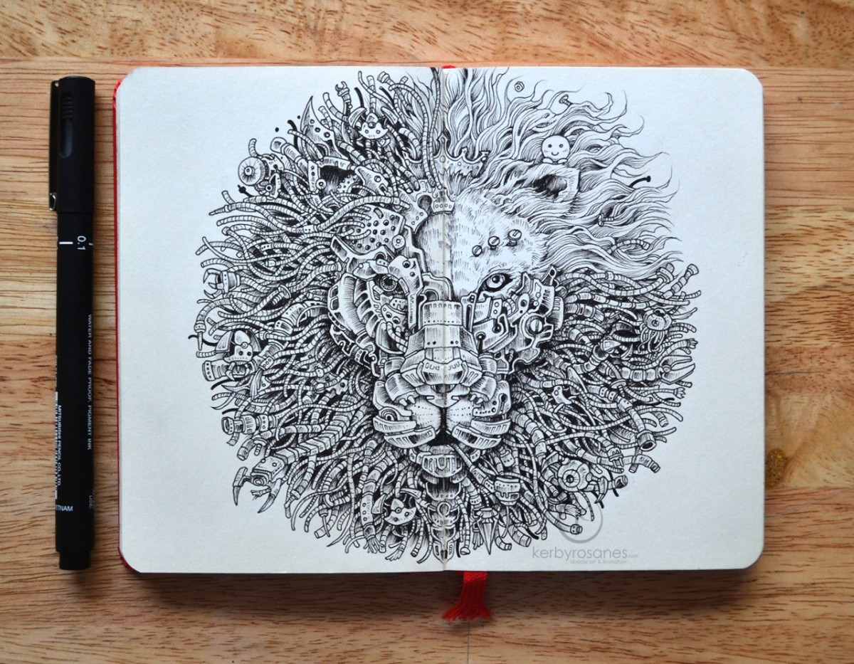 1200x933 Incredibly Detailed Drawings By Kerby Rosanes