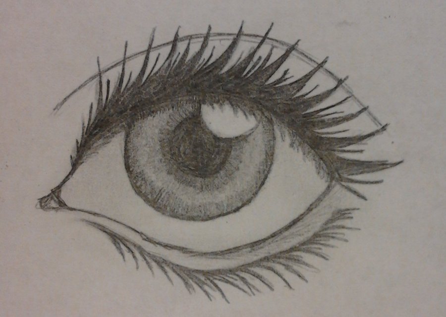 Detailed Eye Drawing at GetDrawings | Free download