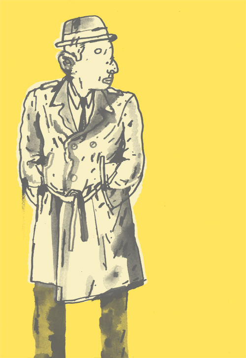 500x727 Niv Bavarsky Detective Drawing