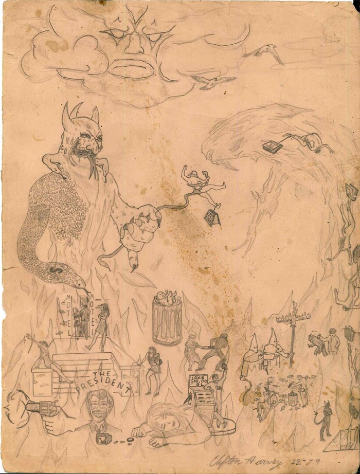 700x922 Trip Out On These Satanic Drawings Found In An Abandoned Detroit