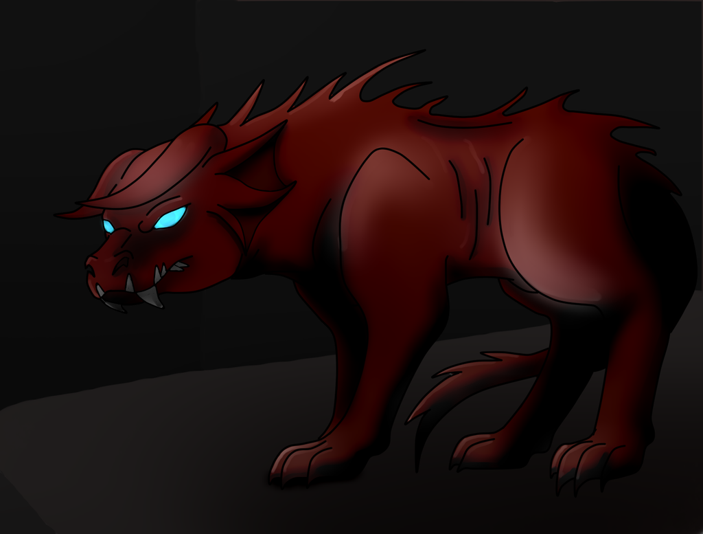 1024x777 Gargoyle Beast Devil Dog By Mighty C Amurai