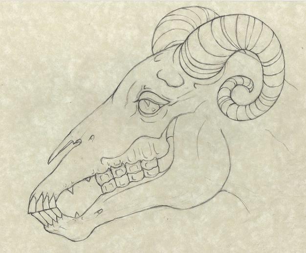 626x518 Jersey Devil Drawing By Jasonmckittrick