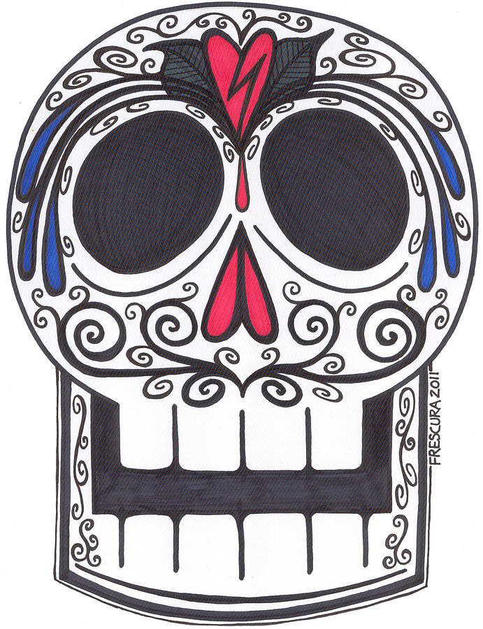 691x900 Dia De Los Muertos Calavera