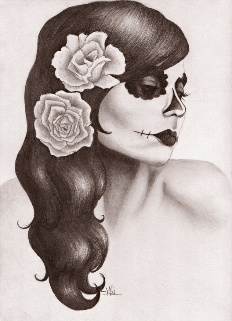 760x1050 Dia De Los Muertos. By Thetanyadoll