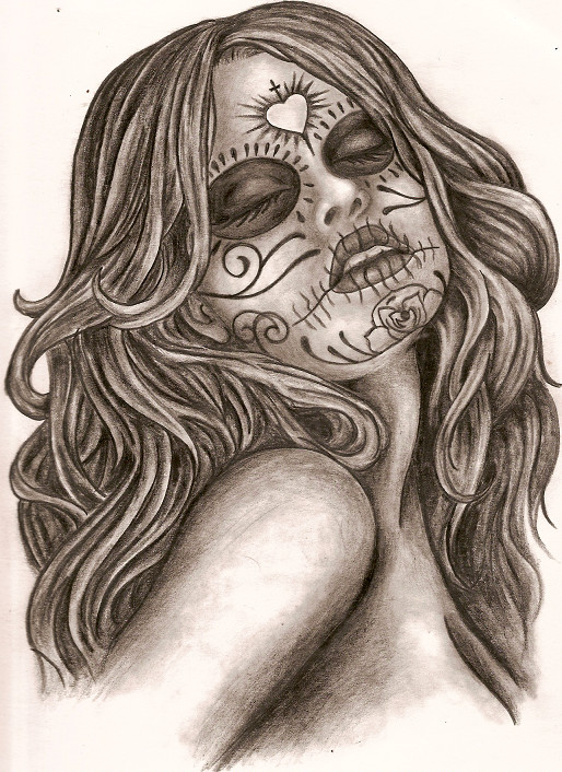 514x706 Dia De Los Muertos By Thetattooedgirl