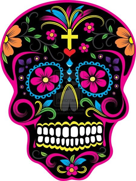 450x601 18 Best Sugar Skull Images On Sugar Skulls, Drawings