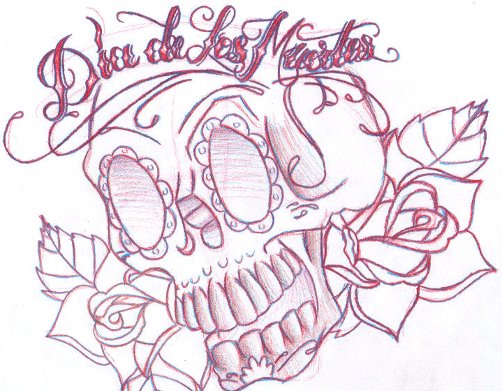 719x560 Dia De Los Muertos By Bigfluffdaddy17