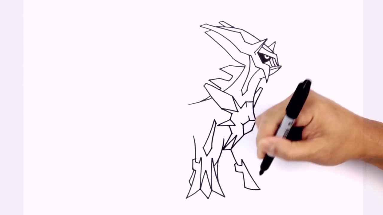 1280x720 How To Draw Dialga Pokemon