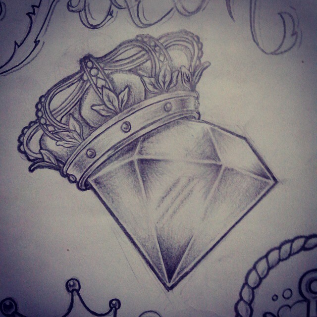 640x640 You'Re The King And I'M The Diamond Cool Tattoos