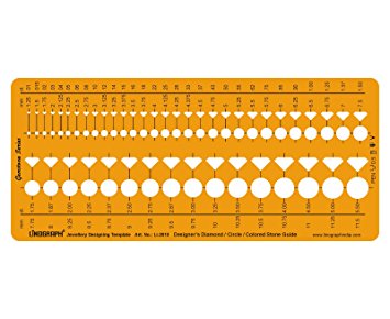 355x290 Diamond Amp Circle Gemstone Guide Symbols Template Stencil Jewellery