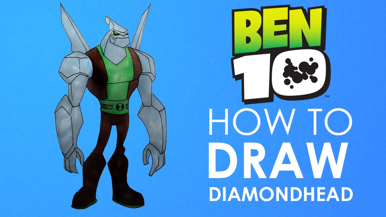 1280x720 How To Draw Diamond Head Ben 10