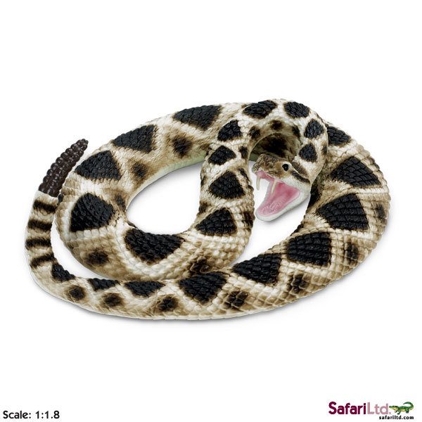 600x600 Rubber Eastern Diamondback Rattlesnake Snake Replica