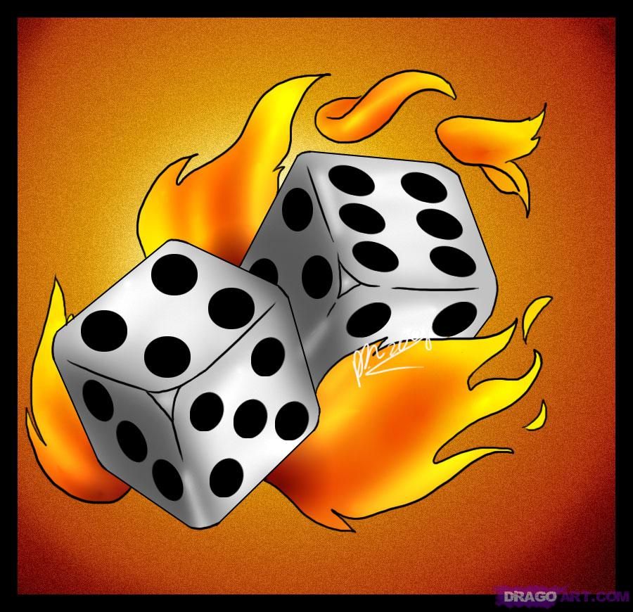 900x870 How To Draw Flaming Dice, Die Mask Drawings