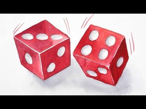 480x360 How To Draw Lucky Dice, Cubes Amp Boxes