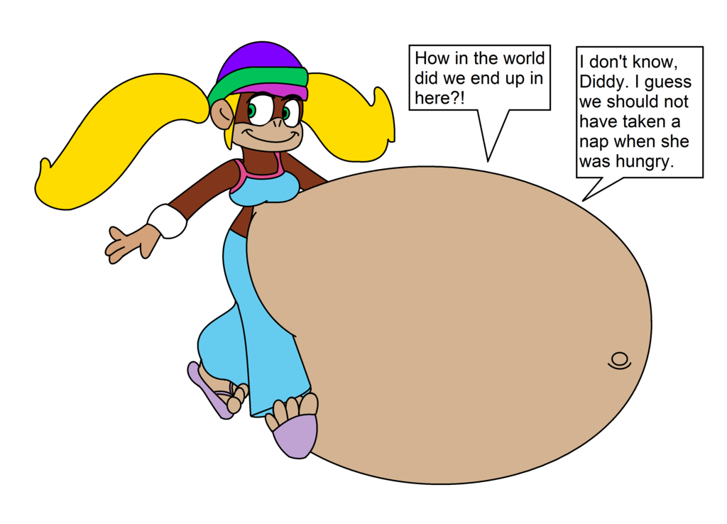 1024x738 Teenage Tiny Kong Eats Diddy And Donkey Kong By Footballlover