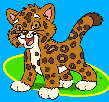 350x328 How To Draw How To Draw Baby Jaguar From Go Diego