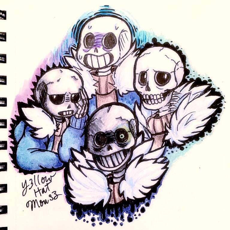 768x767 Y3llow's Different Drawing Styles Of Sans Undertale Amino