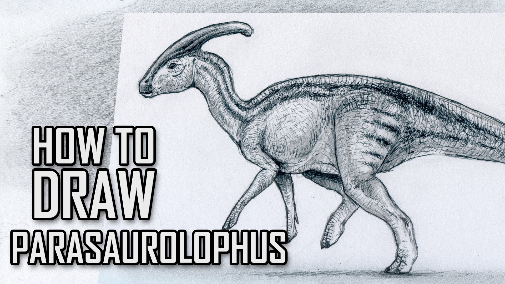 1920x1080 How To Draw A Parasaurolophus Jurassic Park And Jurassic World