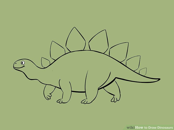 728x546 5 Ways To Draw Dinosaurs