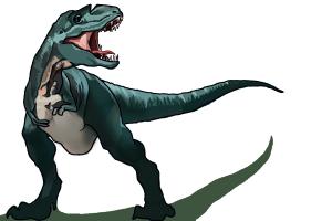 300x200 How To Draw Dinosaur Step By Step