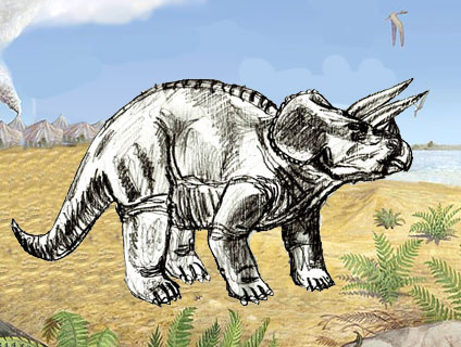 424x320 How To Draw A Dinosaur