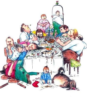 360x400 Dinner Drawing By Bruce Lennon