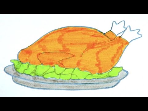 480x360 How To Draw A Thanksgiving Turkey Dinner Thanksgiving Stuff