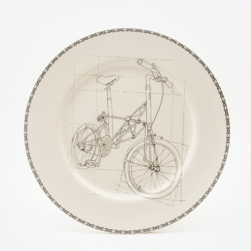 1000x1000 Suspension Bicycle Dinner Plate
