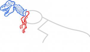 302x176 How To Draw How To Draw A Dinosaur Skeleton, Dinosaur Skeleton