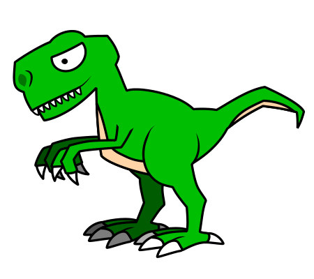 450x400 Drawing A Cartoon Dinosaur