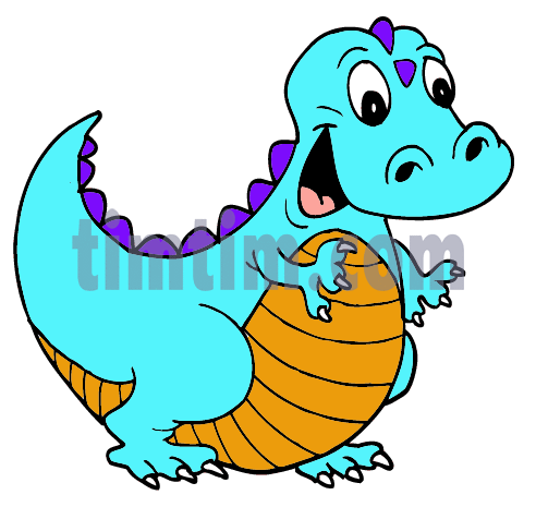 492x465 Free Drawing Of Dinosaur Blue From The Category Reptiles