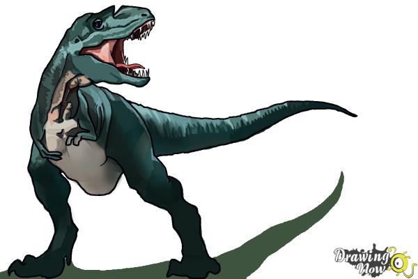 600x400 How To Draw Gorgon From Walking With Dinosaurs