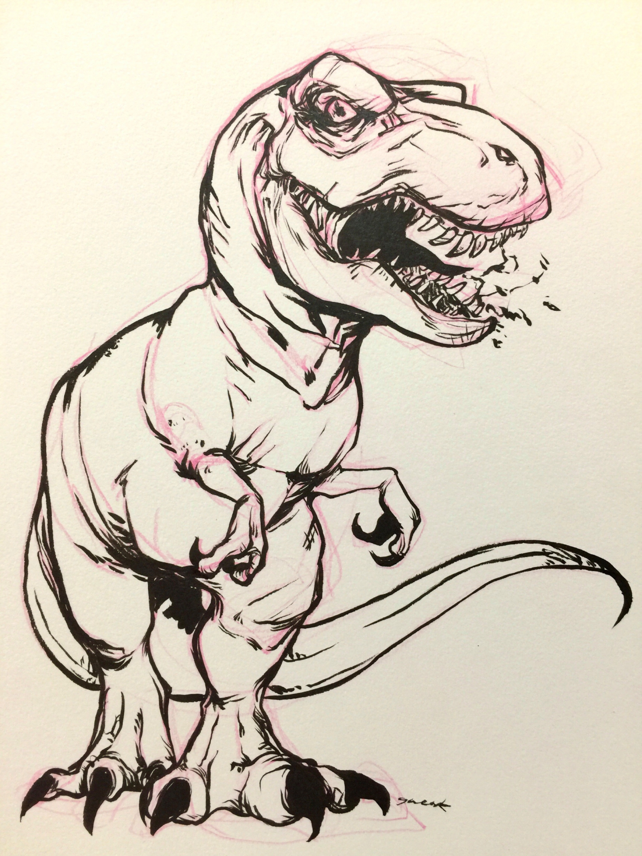 1280x1707 Never Enough Dinosaur. Art Gweakles (Kiersten Eiseman) Instagram