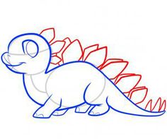 236x197 Tutorial] How To Draw A Dinosaur For Kids This Is A Simple Lesson