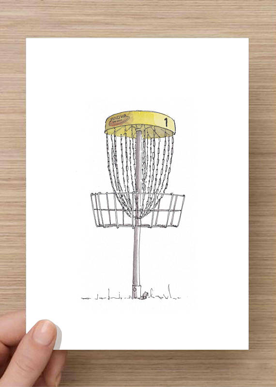 570x798 Disc Golf Basket Frisbee Golf Hipster Sport Chains