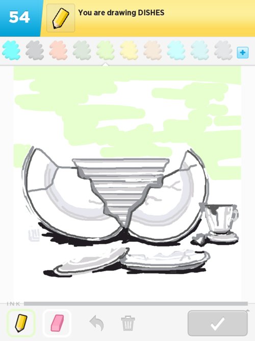 500x667 Dishes Drawings
