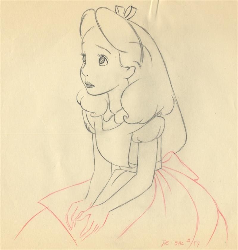 Disney Alice In Wonderland Drawing at GetDrawings | Free download