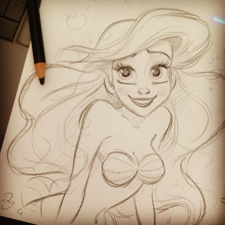 894x894 Disney's Ariel By Princekido