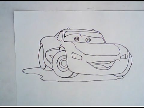 480x360 How To Draw Disney's Cars (Drawing Lesson)